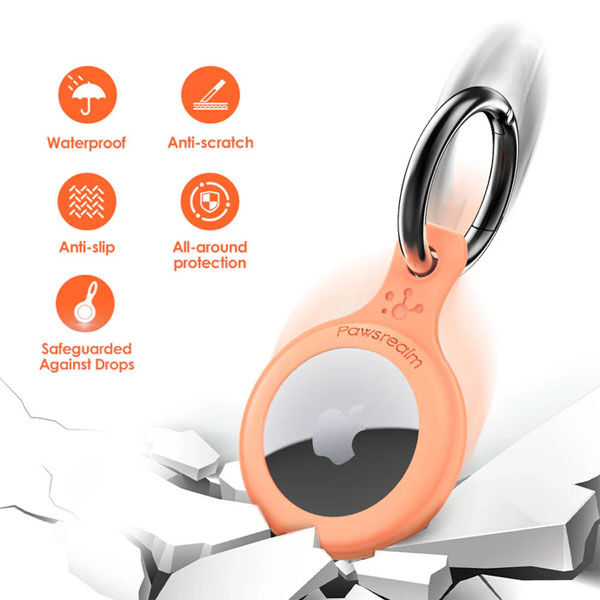 PawView Smart AirTag Holder - Mint Green