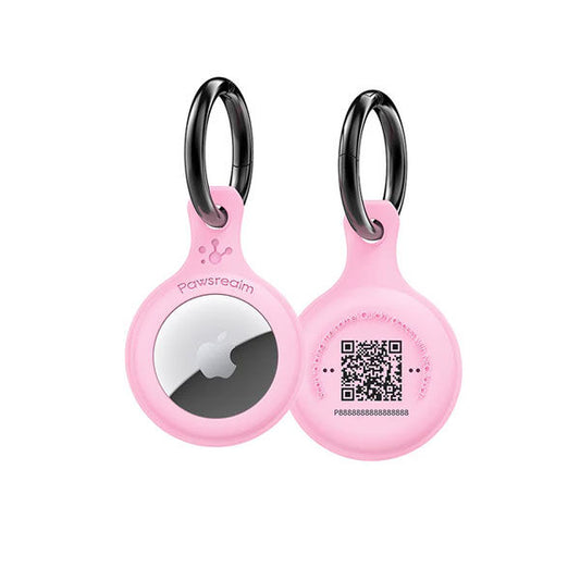 PawView Smart AirTag Holder - Pink
