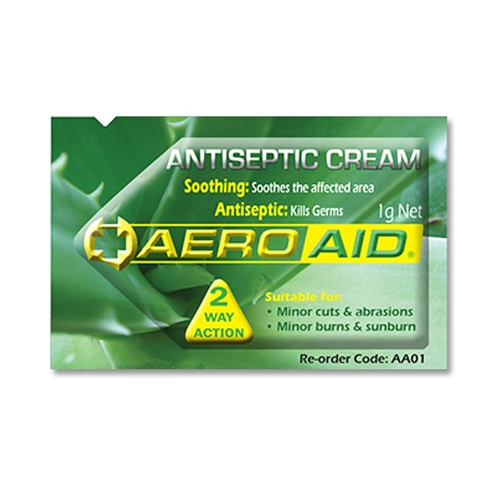 Aero Aid Antiseptic Cream Tea Tree Melaleuca Oil 1g - White x280