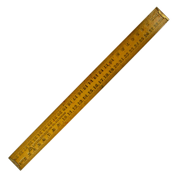 Ruler Biodegradable Wooden 30cm - Brown x450