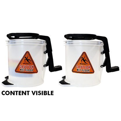 Livingstone Mop Wringer Bucket 16 Litres - Clear x10