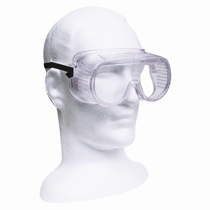 Livingstone Safety Barrier Goggles Spectacles Break-Resistant Lens with Strap - Clear x55