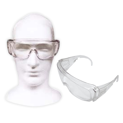 Livingstone Protective Safety Goggles Spectacles ANSI Z87.1-2010 EN166:2001 10/Box - Clear x10