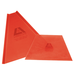 Livingstone Scoop 19x18.5CM And Scraper 9.5x17CM Cleaning Utensil Set - Red x150