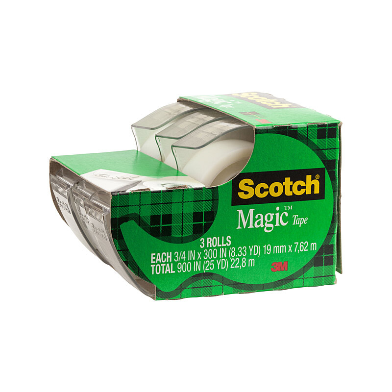 Scotch SCT Tape 3105 19mm x 7.6m 3 Pack - 6 Box