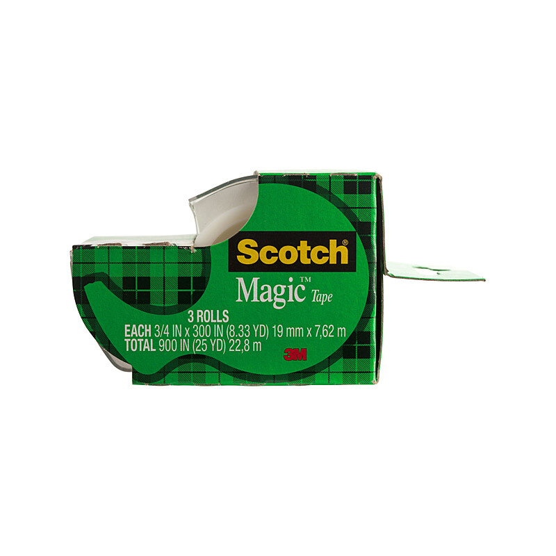 Scotch SCT Tape 3105 19mm x 7.6m 3 Pack - 6 Box
