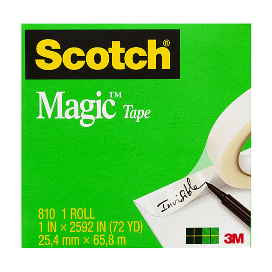 Scotch Magic Tape 810 25.4mm x 65.8M