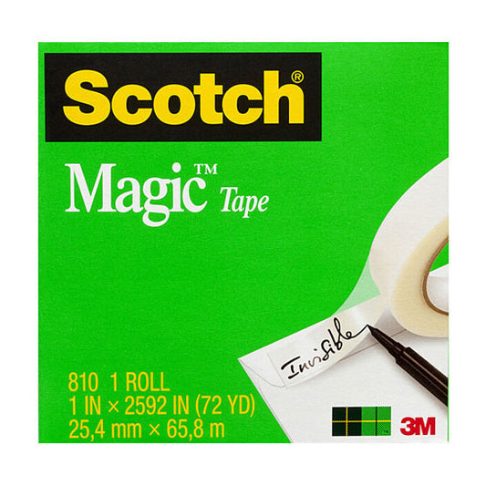 Scotch Magic Tape 810 25.4mm x 65.8M
