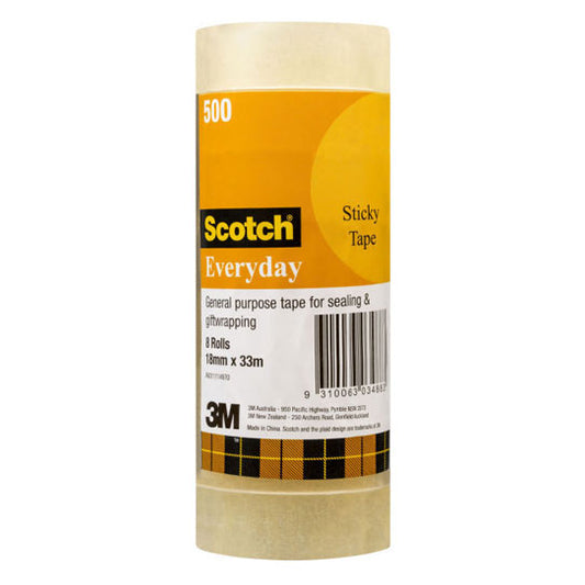 Scotch Sticky Tape 502 18mm x 33m