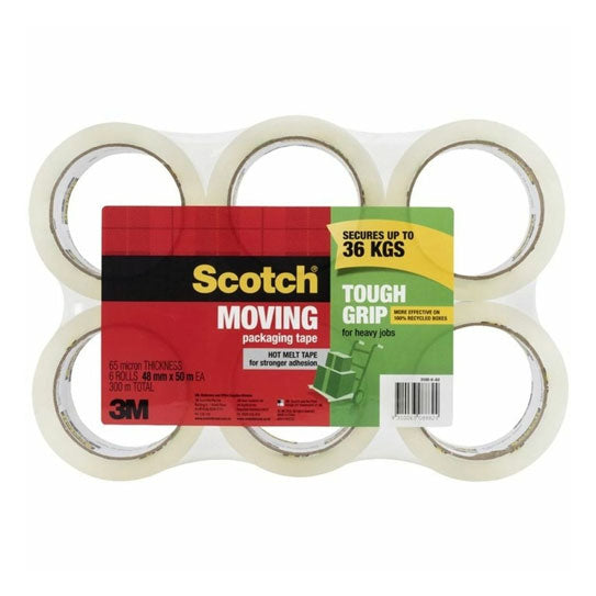 Scotch Packaging Tape 3500‑6‑AU 48mm x 50m - 6 Rolls