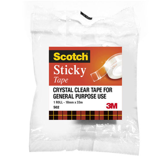Scotch Tape 502 18mm x 66m - 8 Rolls