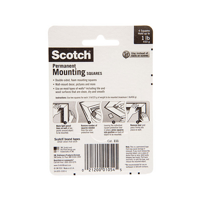 Scotch SCT Mount Square 111P Indoor 250mm - 6 Box