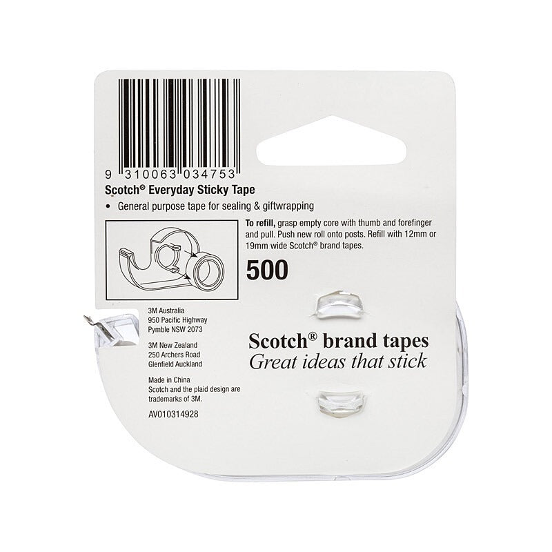 Scotch STK Tape 502 18mm x 25m - 12 Pack
