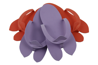 Sofeel Thong Shaped EVA Foam Slippers 1 Pair/Pack - Mixed Colors x350
