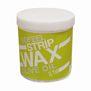 Sofeel Strip Wax Olive Extract 1 Litre Tub - Yellow x25