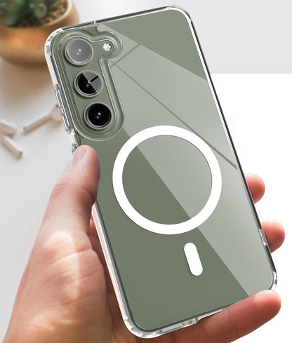 Encased Clear MagSafe Case Samsung Galaxy S23+ Plus with Belt Clip Holster - Clear