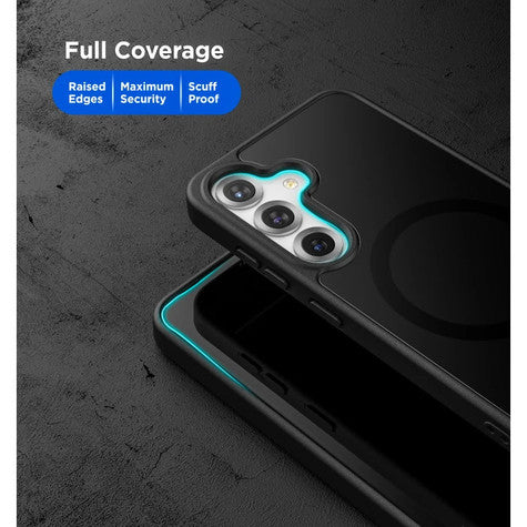 Encased Slimshield Case Samsung Galaxy S25 with Belt Clip Holster - Black