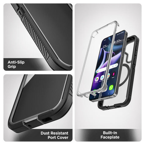 Encased Voyager Case Samsung Galaxy S25 - Black