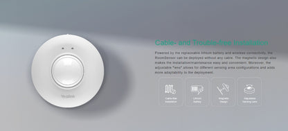 Yealink Room Sensor Room Occupancy Lighting & Temperature Sensor with Bluetooth Connectivity
