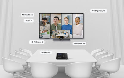 Yealink Universal Wall Mount Kit for Meeting Displays MD75/MD65/MD86 – Black