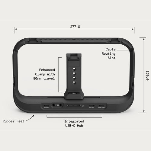 Moment Supercage Mobile Cage with Integrated USBC Hub - Black