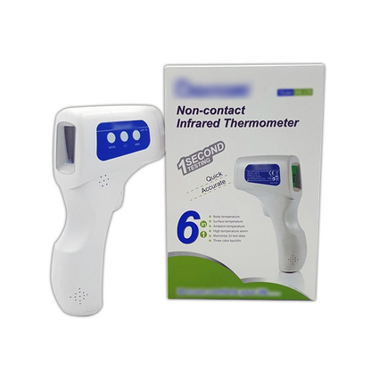 Liv Non-Contact Infrared Thermometer Heavy Duty Batteries Excluded 1/Box - White x10