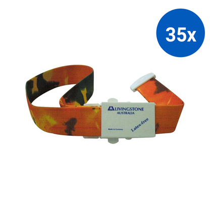 Livingstone Jetpull 2 Tourniquet 45cm Single Push Operation Latex Free - Autumn x35