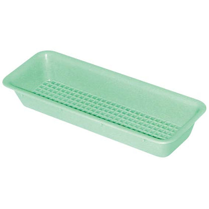 Autoplas Perforated Tray 270 x 150 x 40 mm Autoclavable - Green x25