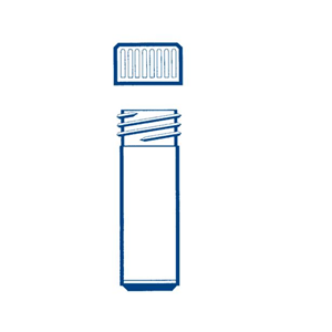 Livingstone Flat Bottom Specimen Tube 5ml 17 x 50mm Polystyrene 200 Pieces/Bag - White x10