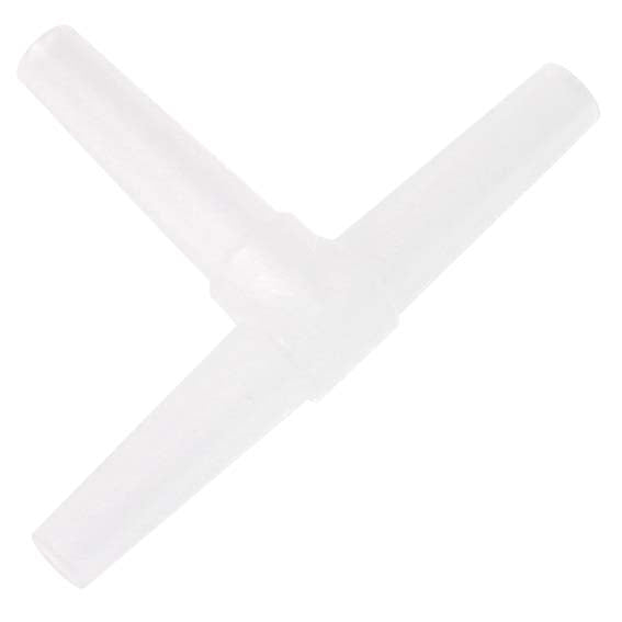 T Connector Fits 5mm Tubes - White x260
