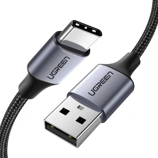 UGREEN USB-A 2.0 to USB-C CablAluminum Braid 2m Black