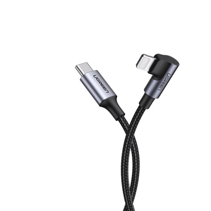 UGREEN USB-C to Lightning PD 90 Degree Cable 3A Max 1m