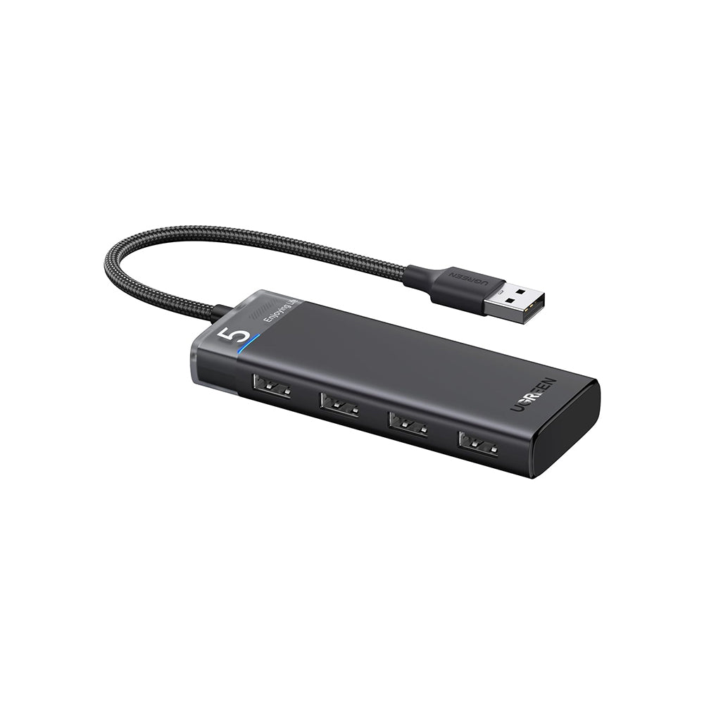 UGREEN 4-Port USB 3.2 Gen 1 Data Transfer Hub with Silver