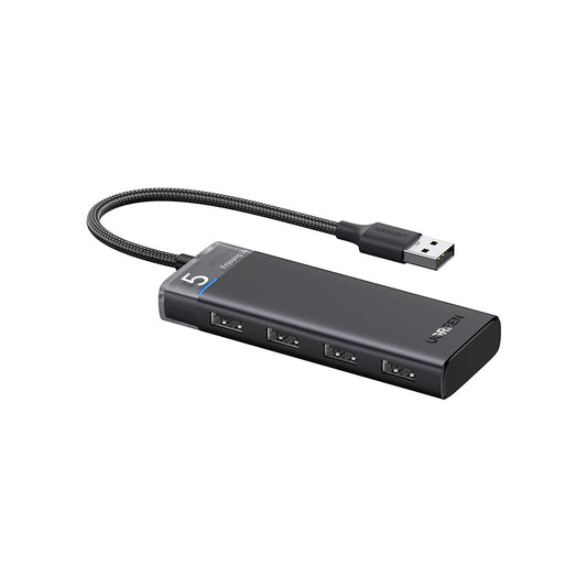 UGREEN 4-Port USB 3.2 Gen 1 Data Transfer Hub with Silver