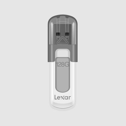 Lexar V100 128GB JumpDrive USB3.0 Flash Drive - White