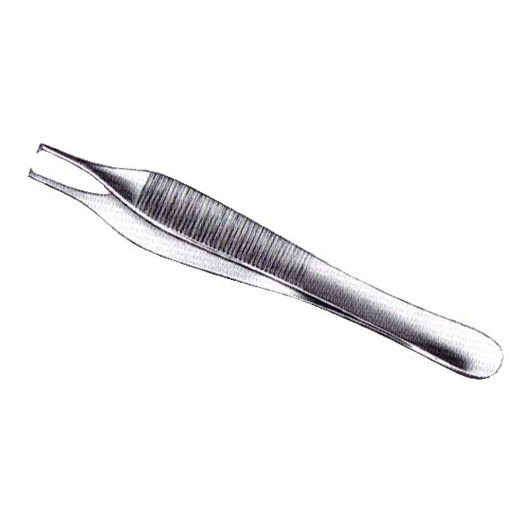 Economy Adson Tissue Forceps 150mm 1 x 2 Teeth - Silver x35
