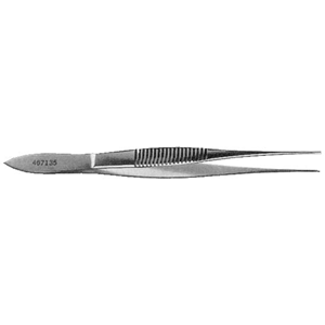 Livingstone Iris Tweezers with Pin 11cm 11 Grams - Silver x35