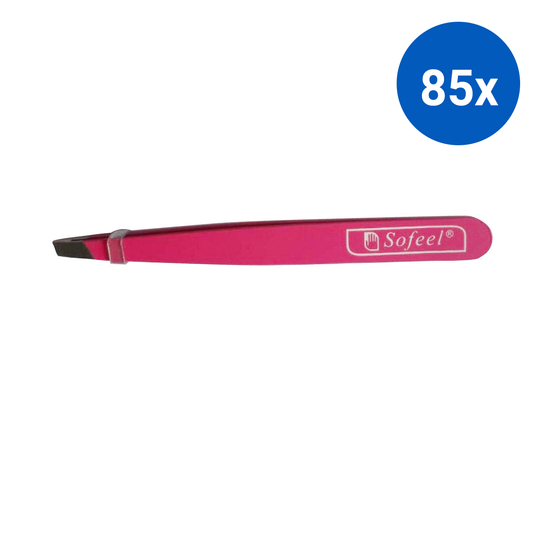 Sofeel Slant Tweezers 95mm - Pink x85
