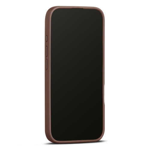 Woolnut Leather Case iPhone 16 - Cognac