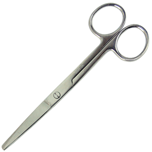 Livingstone Nurses Surgical Dissecting Scissors 13cm Stainless Steel - White x125