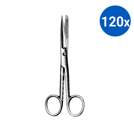 Livingstone Nurses Surgical Dissecting Scissors 15cm Sharp/Blunt Straight - Silver x120