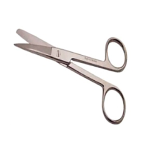Livingstone Surgical Scissors 16cm with Blunt/Blunt Tips for Safe Tissue Dissection and Dressing Trimming - White