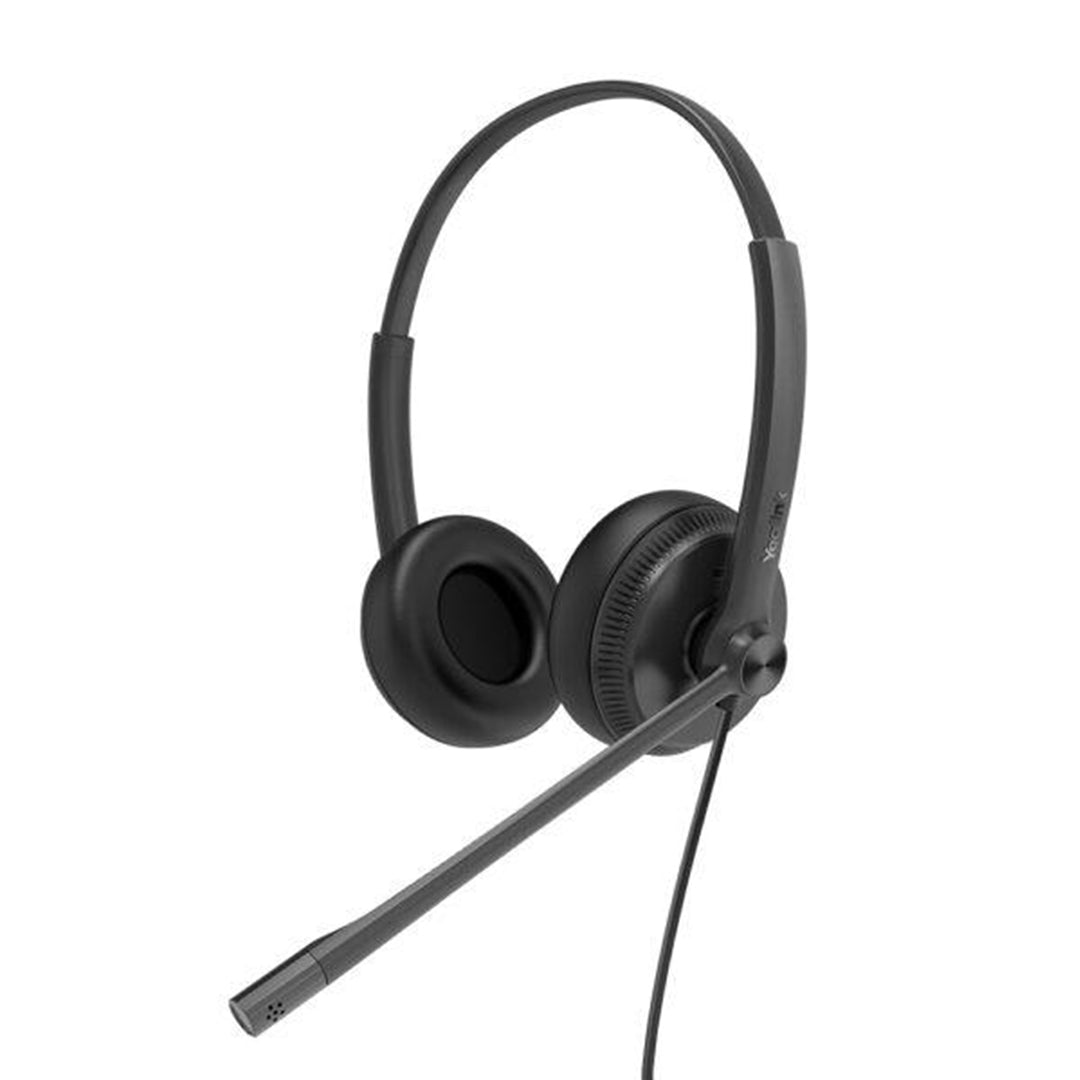 Yealink YHD342 Wideband QD Dual Headset with Soft Leather Ear Cushion