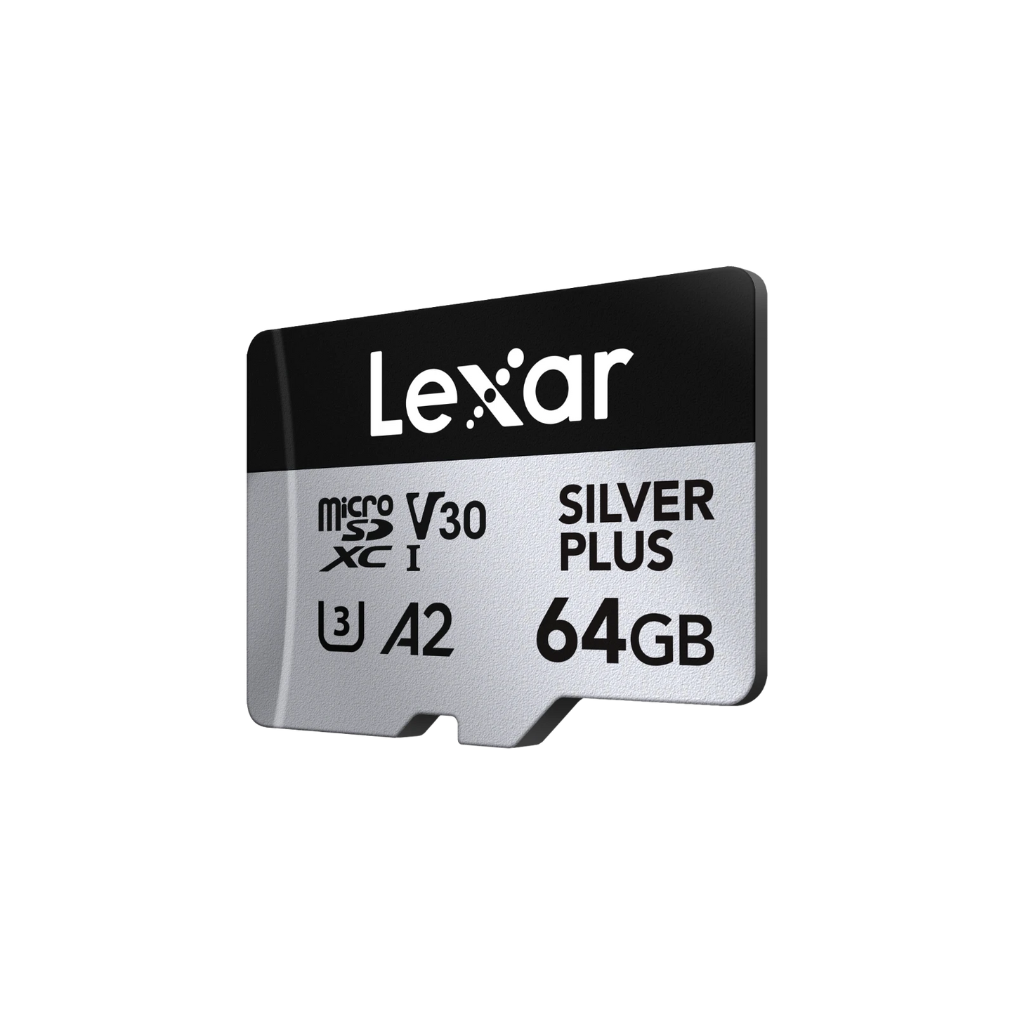 Lexar Professional Silver Plus V30 MicroSDXC UHS-I Card 64GB