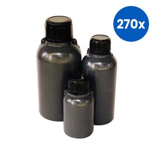 Aptaca Cylindrical Bottle Narrow Neck with Cap 50 ml - Black x270