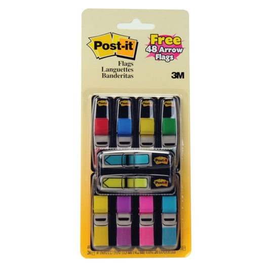 Post‑It Flags Assorted Sizes & Colours 10-Pack