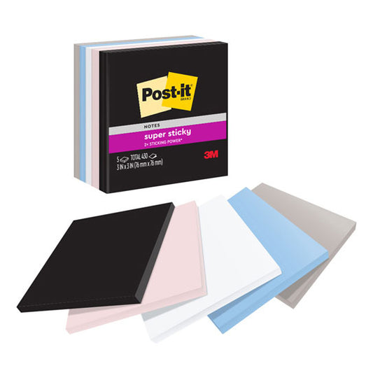 Post‑It Super Sticky Notes 76 x 76mm Energy Boost 10‑Pack