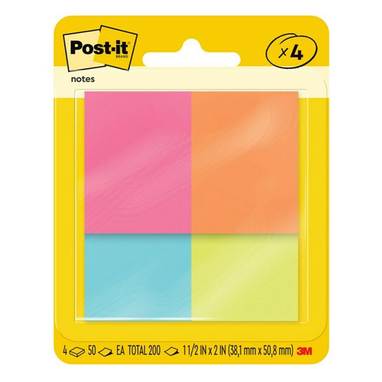 Post‑It Page Markers Cape Town 36 x 48mm 4‑Pack Box of 12