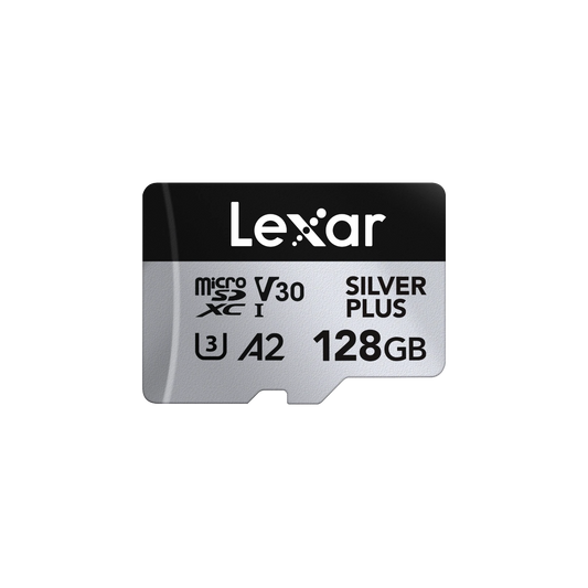 Lexar Professional Silver Plus V30 MicroSDXC UHS-I Card 128GB