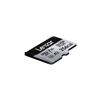 Lexar Professional Silver Plus V30 MicroSDXC UHS-I Card 256 GB